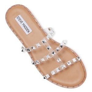 Steve Madden Averill Strappy Studded Sandals - Size 7.5